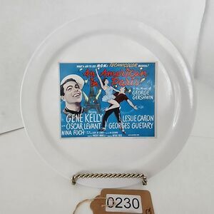 Pottery barn Collectors Plate An American In Paris 2002 Turner Classic Movie